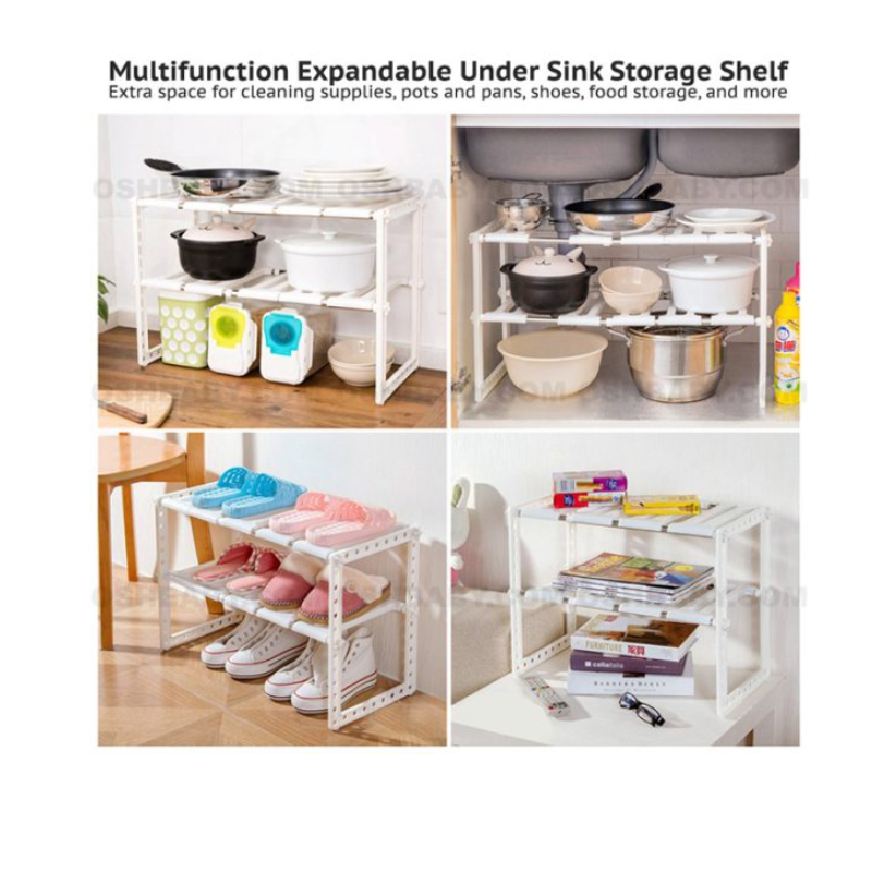 2-tier Expandable Under Sink Organization Shelf Main Image